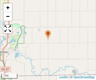 Map of Engle Creek Amish School