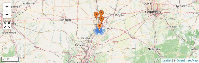 Related schools map