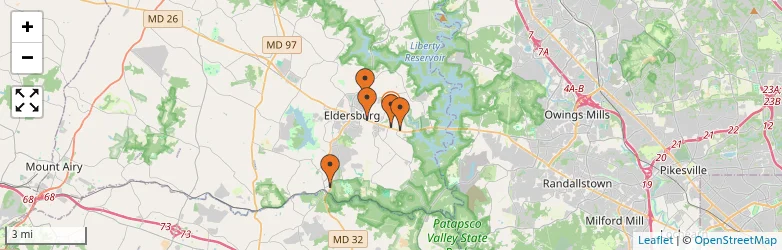 Related schools map