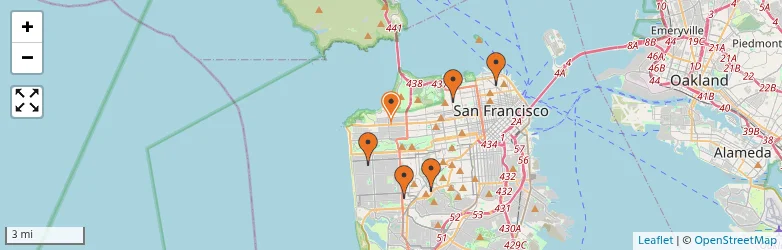 Related schools map