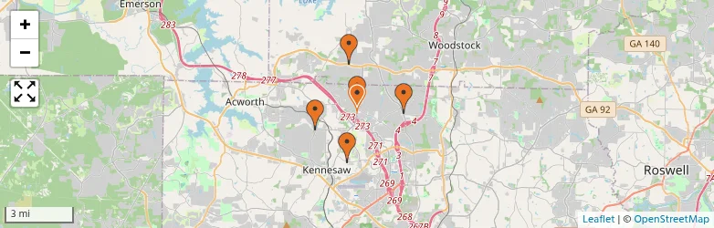 Related schools map