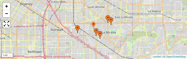 Related schools map