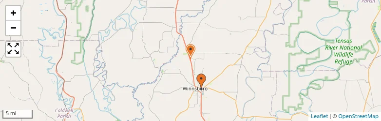 Related schools map