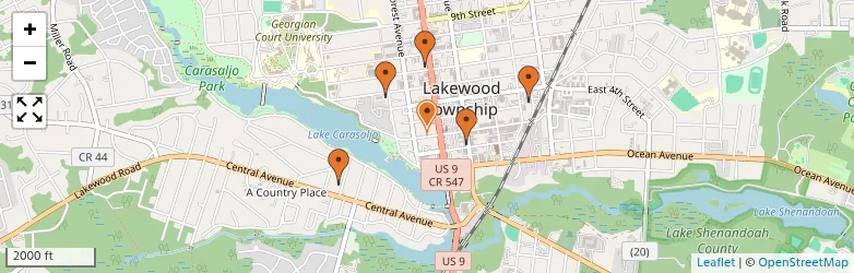 Related schools map