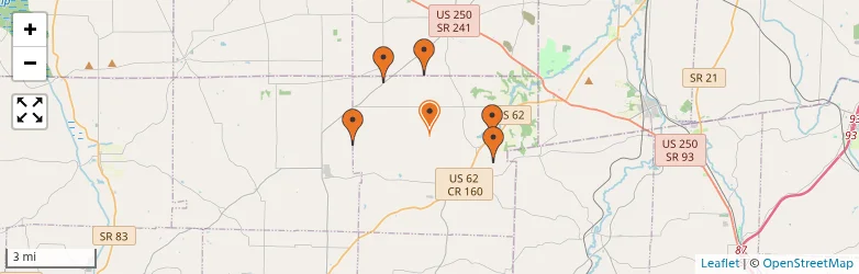 Related schools map