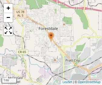 Map of Rock City Preparatory Christian School