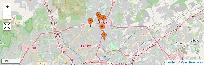 Related schools map