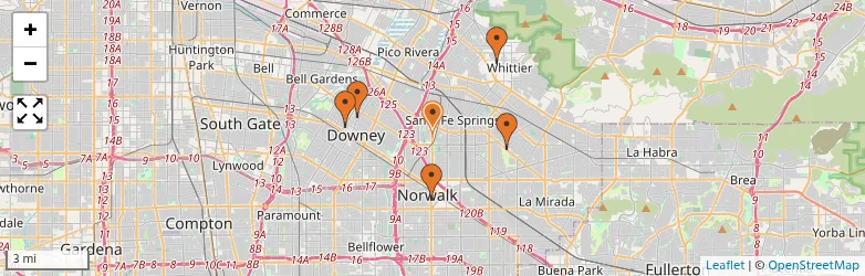 Related schools map