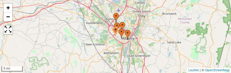 Related schools map