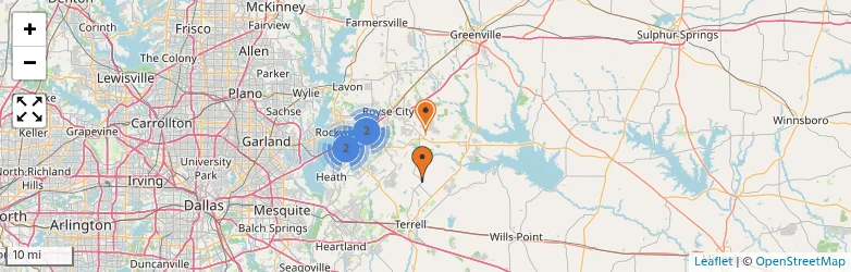 Related schools map