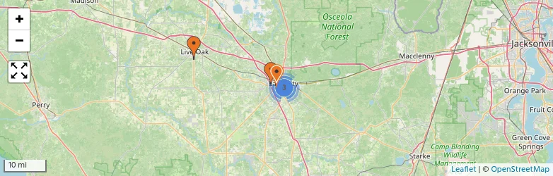 Related schools map