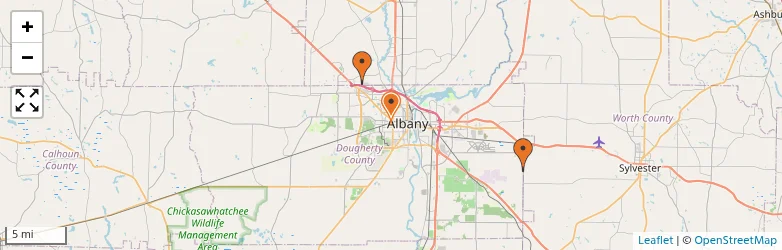 Related schools map