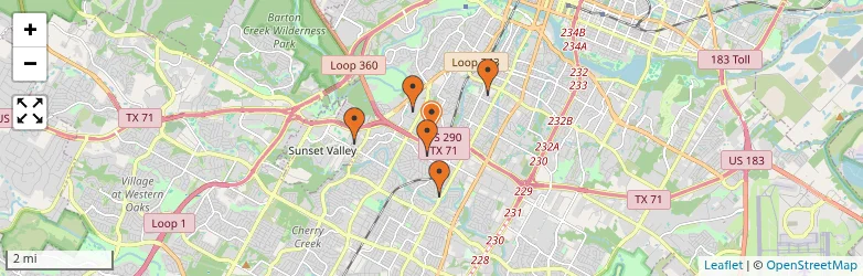Related schools map