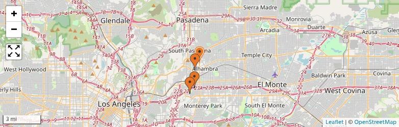 Related schools map