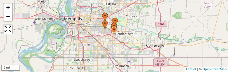 Related schools map