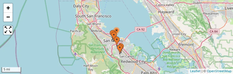 Related schools map