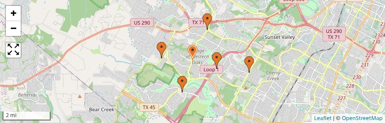 Related schools map