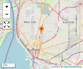 Map of Buffalo Hearing & Speech Center
