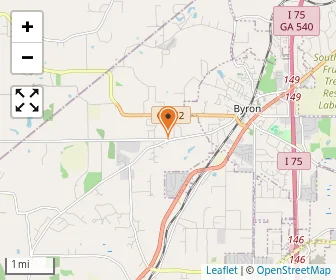 Map of Byron Christian Academy