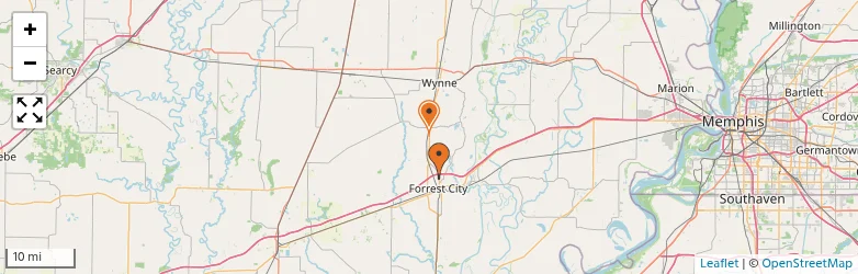 Related schools map
