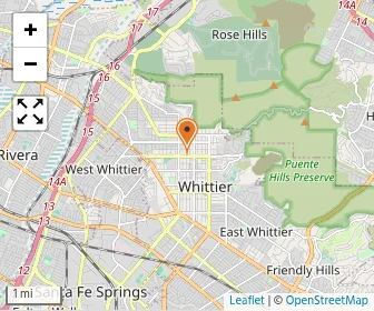 Map of Calvary Chapel Christian School Of Whittier