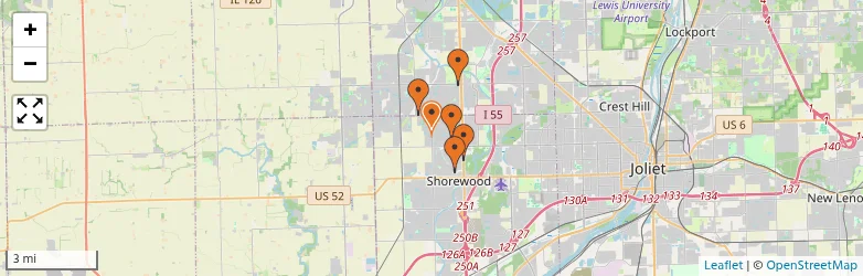 Related schools map