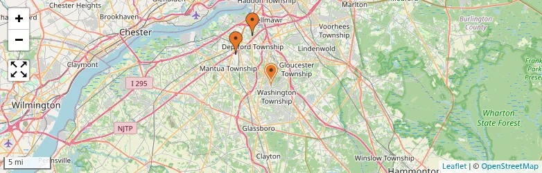 Related schools map