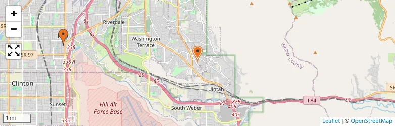 Related schools map