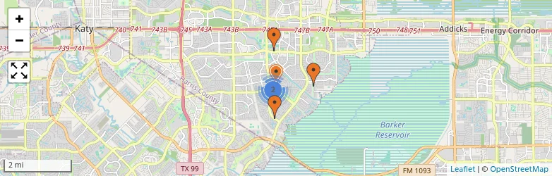 Related schools map