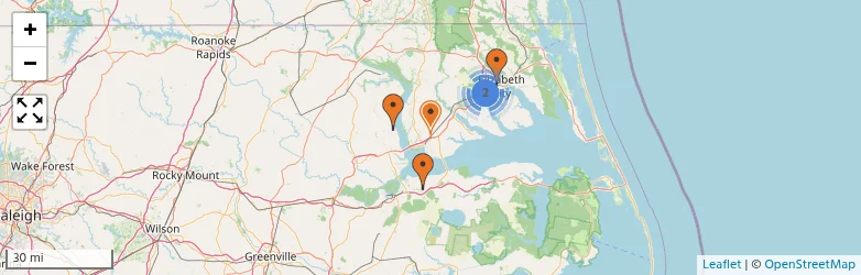 Related schools map