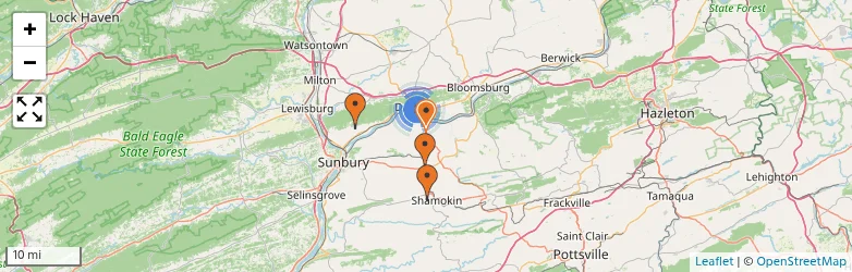 Related schools map