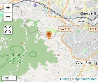 Map of Eastern Appalachian Teen Challenge