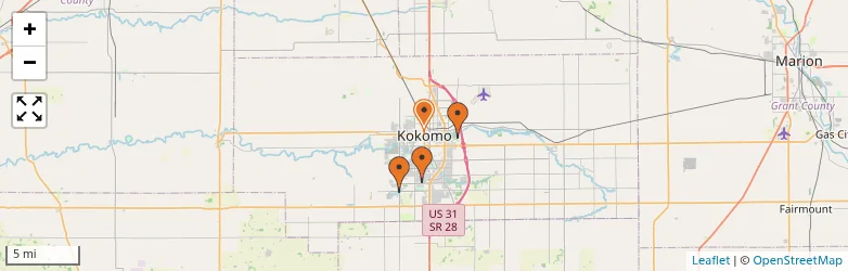 Related schools map