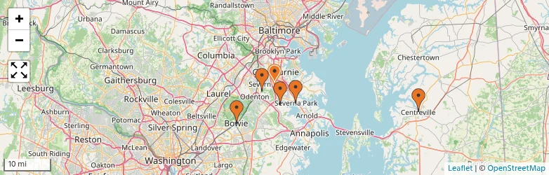 Related schools map