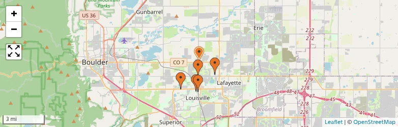 Related schools map