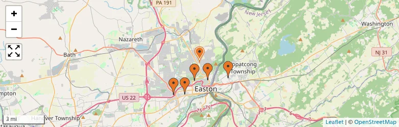 Related schools map