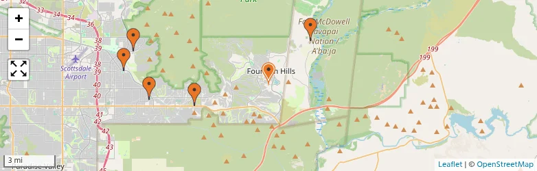 Related schools map