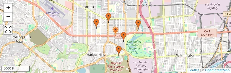 Related schools map