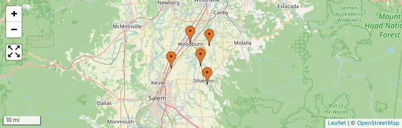 Related schools map