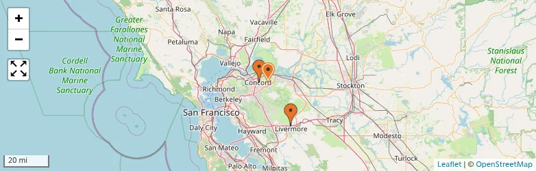 Related schools map