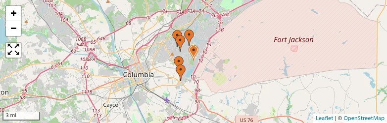 Related schools map