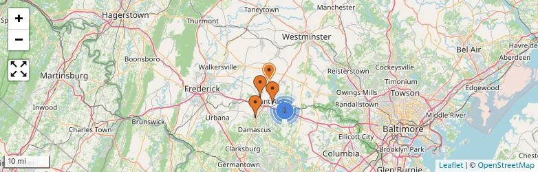 Related schools map