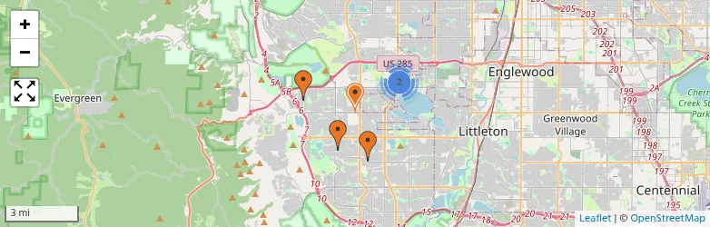Related schools map