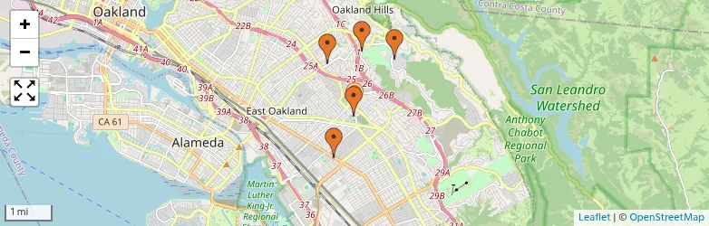 Related schools map