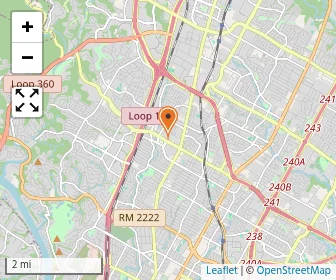 Map of Austin Eco Bilingual School