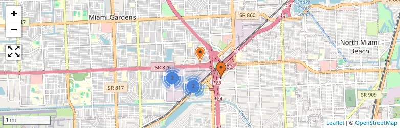 Related schools map