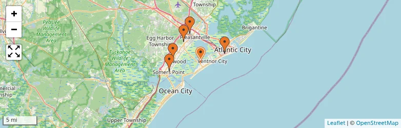 Related schools map