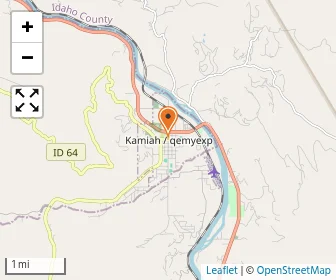 Map of Kamiah Bible Academy