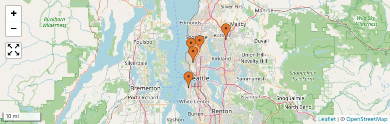 Related schools map
