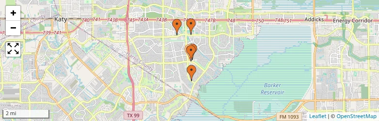 Related schools map